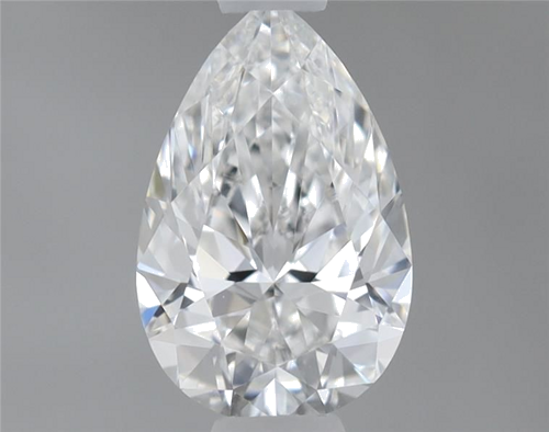0.54 carat F-VVS1 Natūralus Pear Deimantas (1)