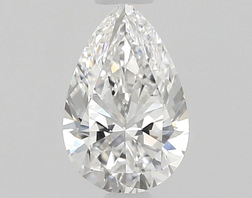 0.5 carat E-VVS2 Natūralus Pear Deimantas (1)