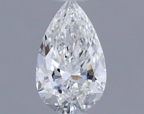 0.45 carat F-SI1 Natūralus Pear Deimantas (1)
