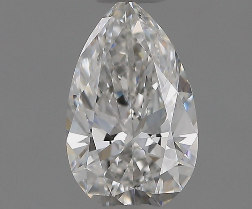 0.5 carat F-IF Natūralus Pear Deimantas (1)
