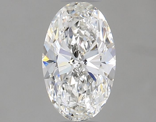 0.5 carat F-VVS2 Natūralus Oval Deimantas (1)