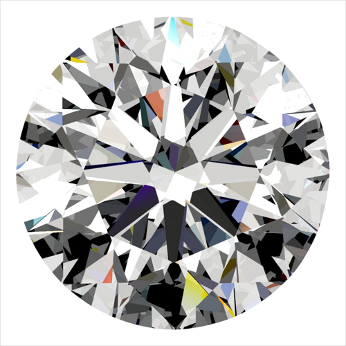0.3 carat D-SI2 Excellent cut Natūralus Round Deimantas (1)