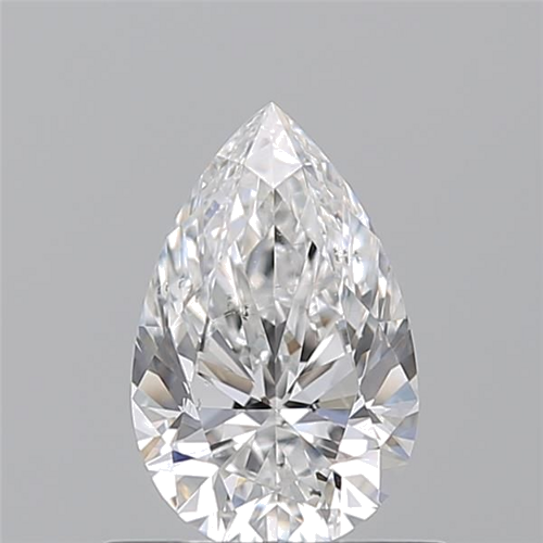 0.7 carat E-SI1 Natūralus Pear Deimantas (1)