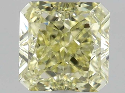 0.51 carat Fancy Yellow-VVS1 Natūralus Square Radiant Deimantas (1)