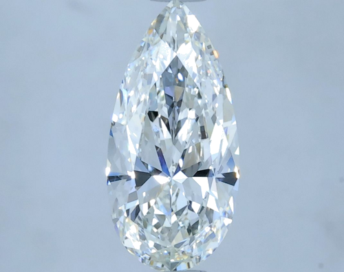 0.81 carat I-VVS1 Natūralus Pear Deimantas (1)
