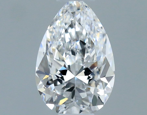 0.33 carat D-VVS1 Natūralus Pear Deimantas (1)