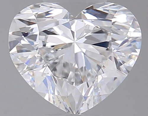 0.5 carat E-VVS1 Natūralus Heart Deimantas (1)