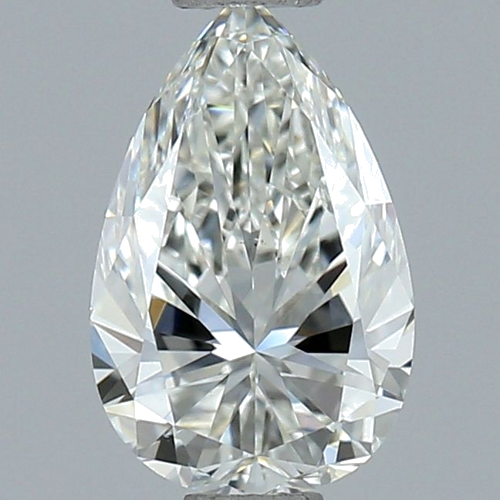 0.9 carat H-VS2 Natūralus Pear Deimantas (1)
