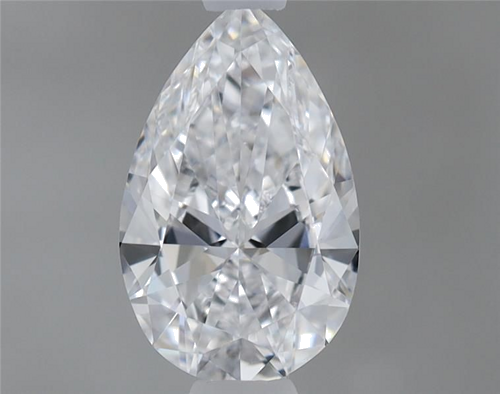 0.67 carat D-VVS2 Natūralus Pear Deimantas (1)