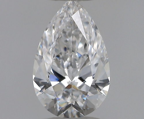 0.32 carat D-VVS2 Natūralus Pear Deimantas (1)