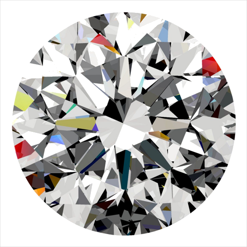 0.3 carat F-VS1 GD cut Natūralus Round Deimantas (1)