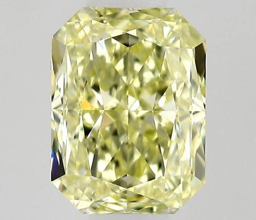 0.5 carat Fancy Light Yellow-VS1 Natūralus Radiant Deimantas (1)