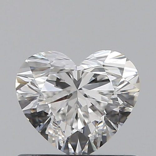 0.55 carat F-VVS2 Natūralus Heart Deimantas (1)