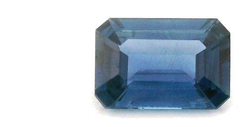 0.61 carat BLUE STEP cut Octagonal Safyras (1)