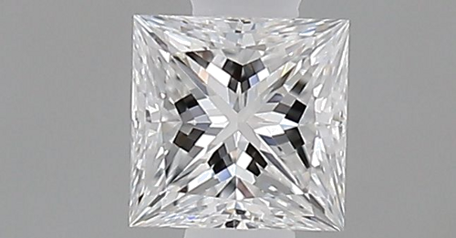 0.34 carat D-VVS1 Natūralus Princess Deimantas (1)