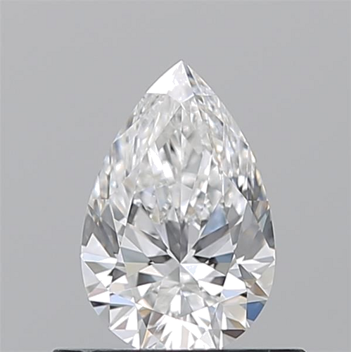 0.51 carat E-VVS1 Natūralus Pear Deimantas (1)