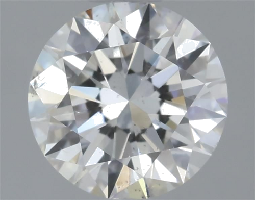 0.54 carat G-SI2 Excellent cut Natūralus Round Deimantas (1)