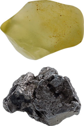 Meteoritas Campo del Cielo - Su Libijos stiklu (1)