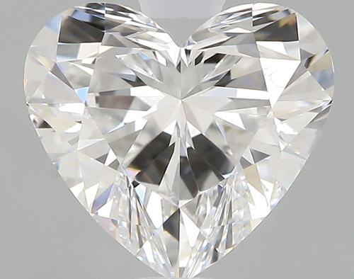 0.9 carat F-VVS2 Natūralus Heart Deimantas (1)
