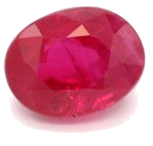 0.44 carat RED BRILLIANTSTEP cut Oval Rubinas (1)