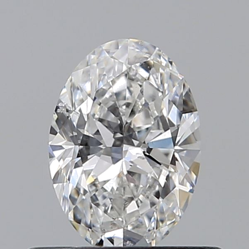 0.5 carat F-SI2 Natūralus Oval Deimantas (1)