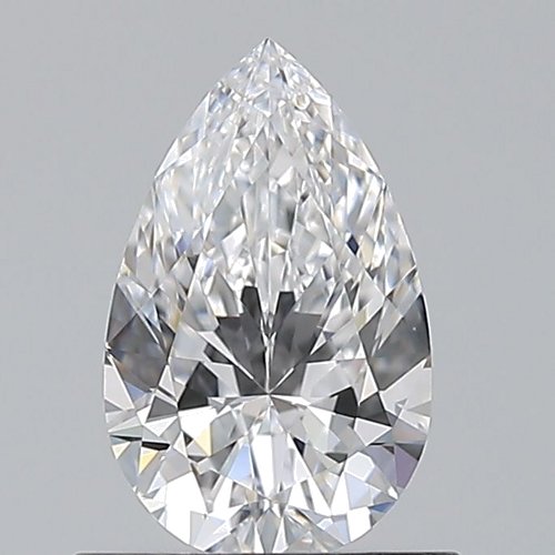 0.7 carat D-IF Natūralus Pear Deimantas (1)
