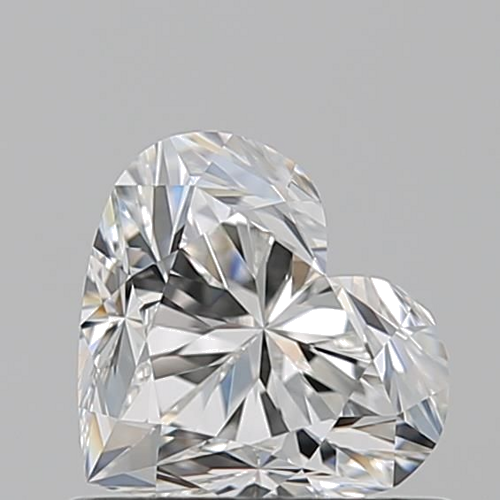 0.72 carat G-IF Natūralus Heart Deimantas (1)