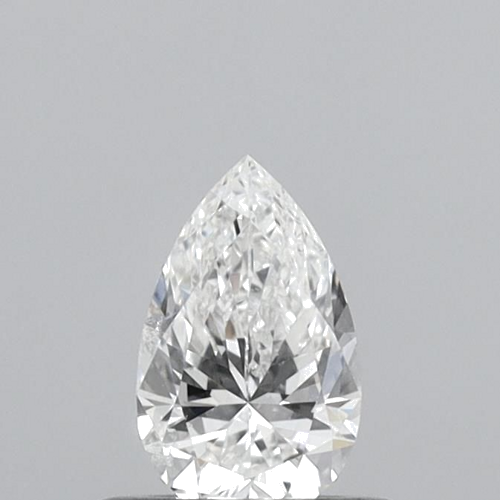 0.4 carat F-SI2 Natūralus Pear Deimantas (1)