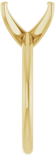 Sužadėtuvių Žiedas „Solitaire“ 585 Geltonojo Aukso Emerald 9mm x 7mm (4)