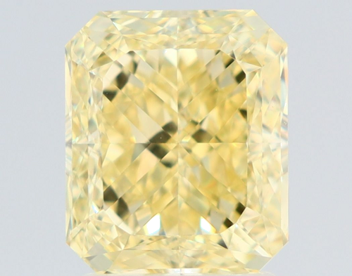 2.5 carat Fancy Yellow-VVS1 Natūralus Radiant Deimantas (1)