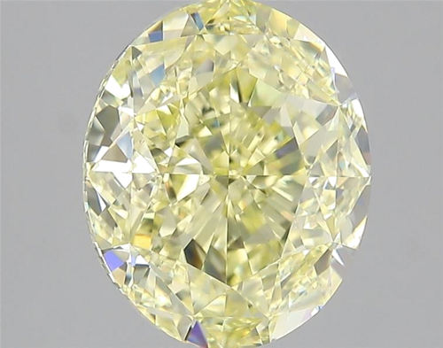 5.03 carat Fancy  Yellow-VS1 Natūralus Oval Deimantas (1)
