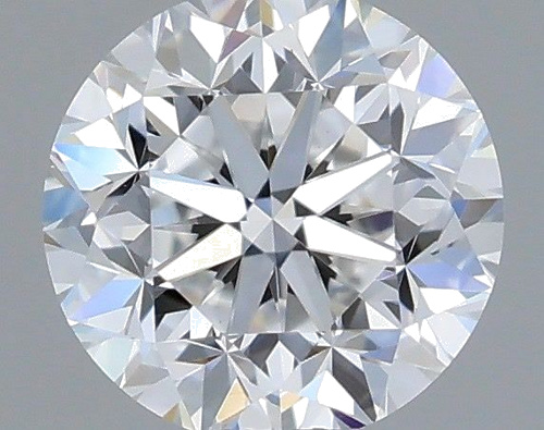 0.5 carat E-VVS2 Fair cut Natūralus Round Deimantas (1)