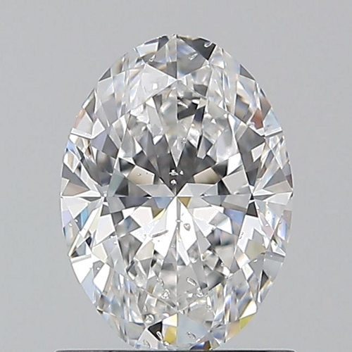 1.0 carat E-SI2 Natūralus Oval Deimantas (1)