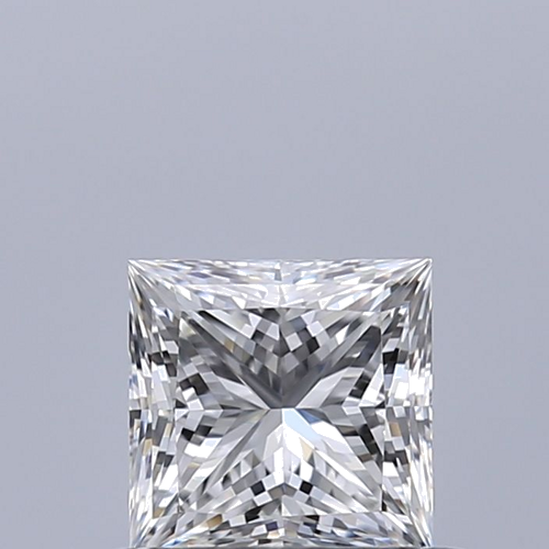 0.53 carat E-IF Natūralus Princess Deimantas (1)