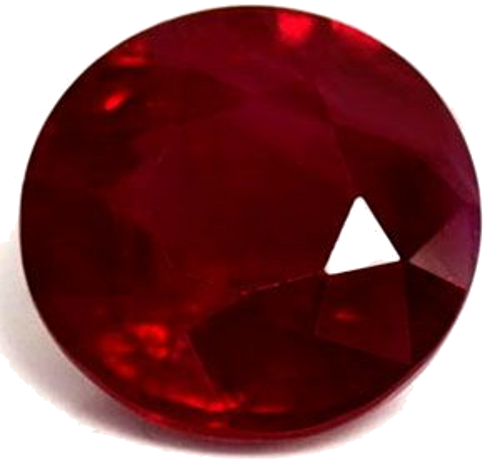 1.08 carat RED Round Rubinas (1)
