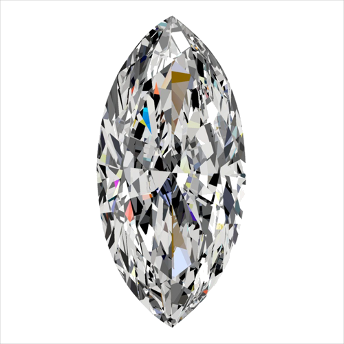 0.3 carat G-VVS2 Natūralus Marquise Deimantas (1)