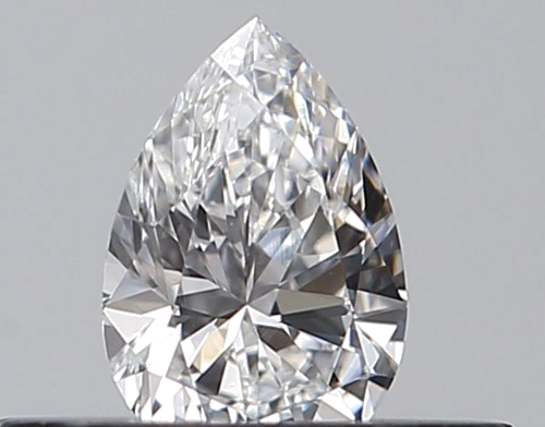 0.25 carat E-VVS2 Natūralus Pear Deimantas (1)