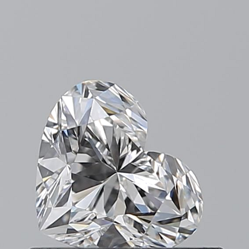 0.5 carat E-VS1 Natūralus Heart Deimantas (1)