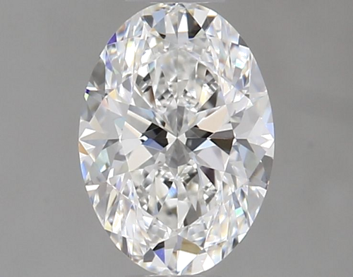0.5 carat F-VVS2 Natūralus Oval Deimantas (1)