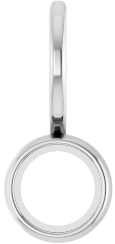 Pakabukas „Solitaire Charm“ 925 Sidabro Round 5mm (1)