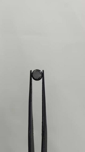 0.82 carat Fancy Black-VVS2 Excellent cut Natūralus Round Deimantas (1)
