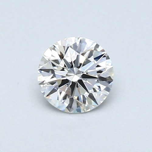 0.43 carat F-VVS2 Excellent cut Natūralus Round Deimantas (1)