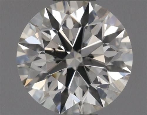 0.51 carat K-SI1 Excellent cut Natūralus Round Deimantas (1)