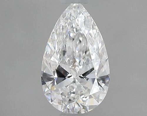 0.7 carat D-VS2 Natūralus Pear Deimantas (1)