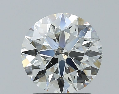 1.61 carat I-SI1 Excellent cut Natūralus Round Deimantas (1)