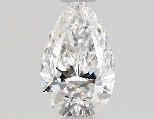 0.5 carat D-VVS2 Natūralus Pear Deimantas (1)