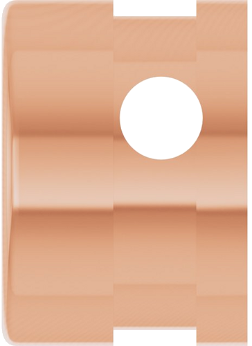 Pakabukas „Solitaire“ 585 Rožinis Aukso Round 5.2mm (3)