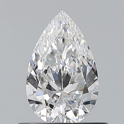 0.58 carat E-IF Natūralus Pear Deimantas (1)