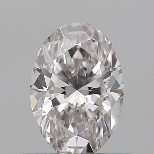 0.5 carat Faint Pink-SI1 Natūralus Oval Deimantas (1)