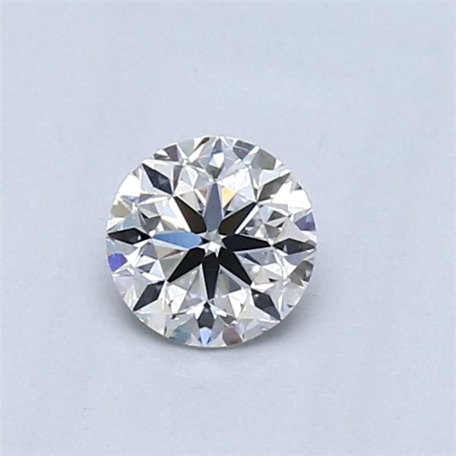 0.5 carat F-VVS1 Very Good cut Natūralus Round Deimantas (1)